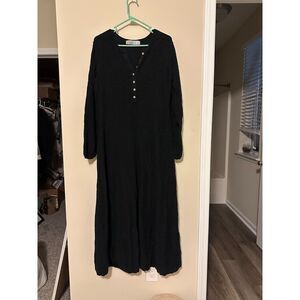 Free People Beach | Maxi Dress | Black XL